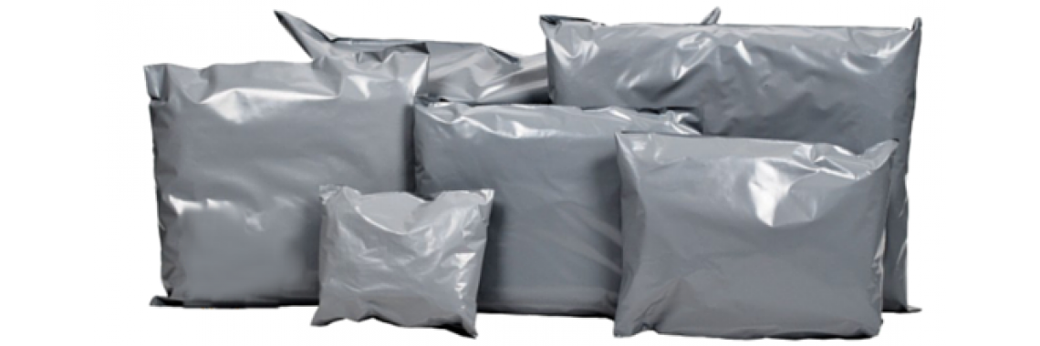 Grey Mailing bags